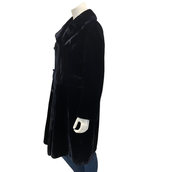 Vintage 1960s Borgana Fur Double Breasted Coat - Picture 4 of 11